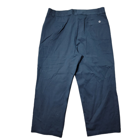 Chico's cargo capri pants black sz 2 / L - Picture 2 of 3